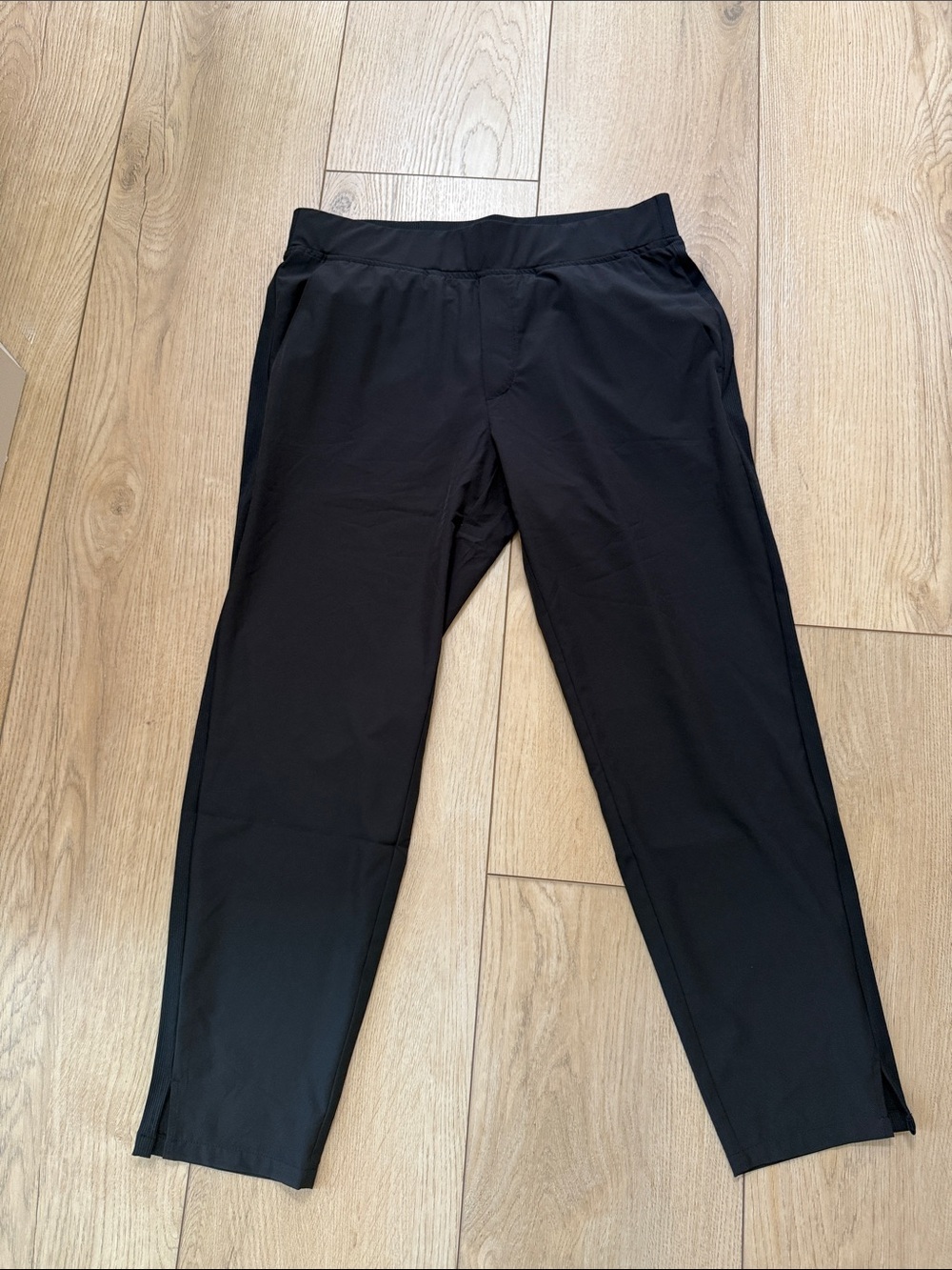 Quince Black Women's Tapered Performance Trousers
